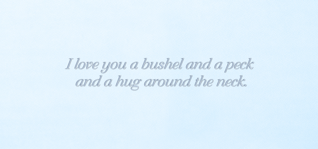 BL Faux (bushel peck) PROOF